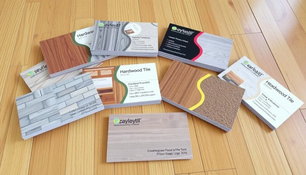 flooring business card ideas