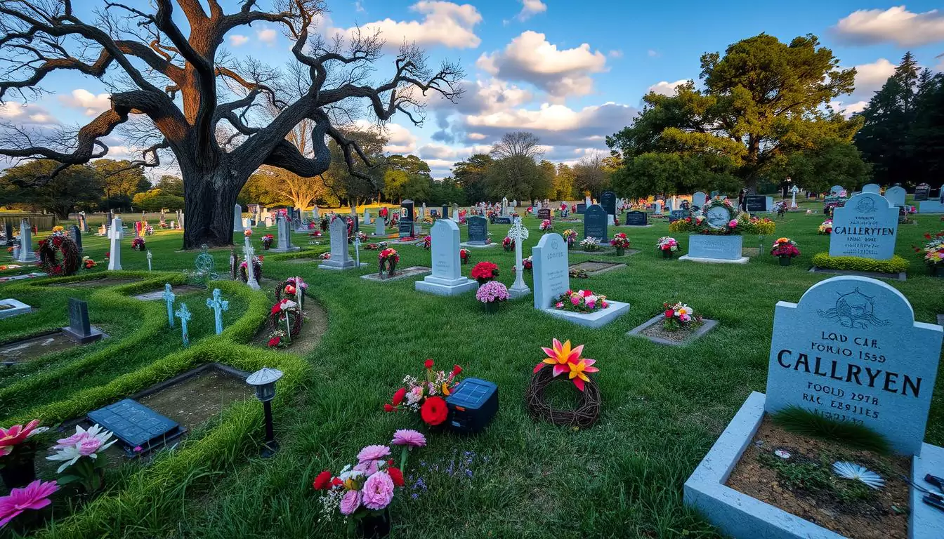 ideas for decorating a grave