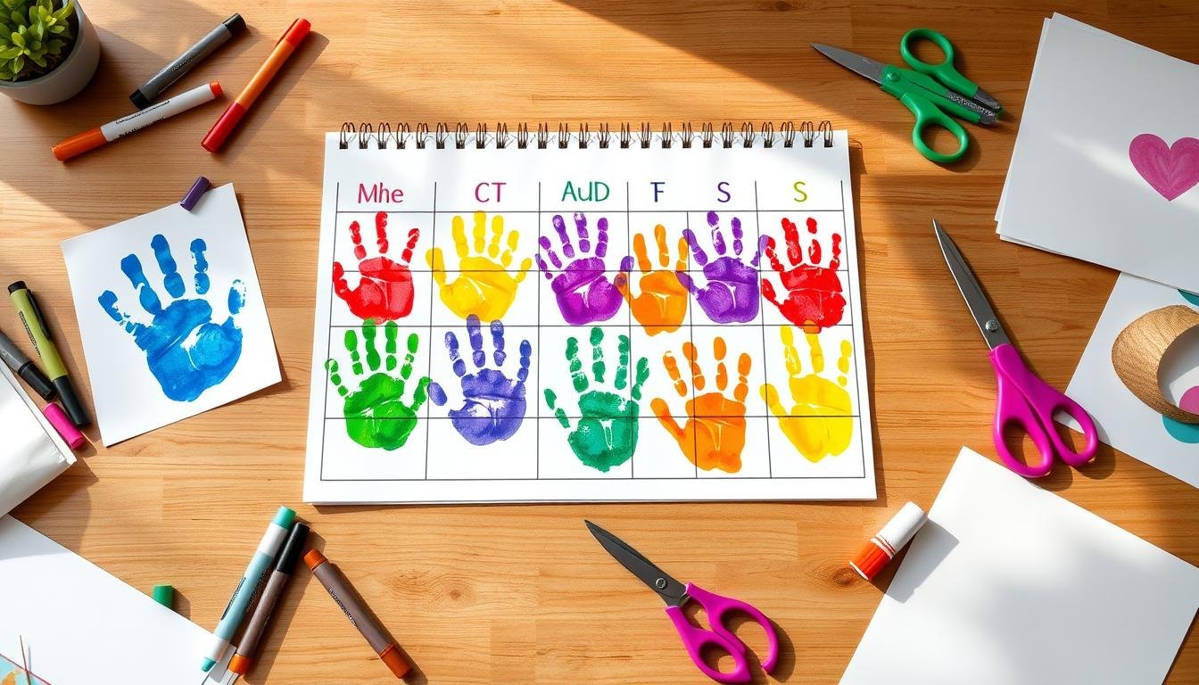 handprint calendar ideas